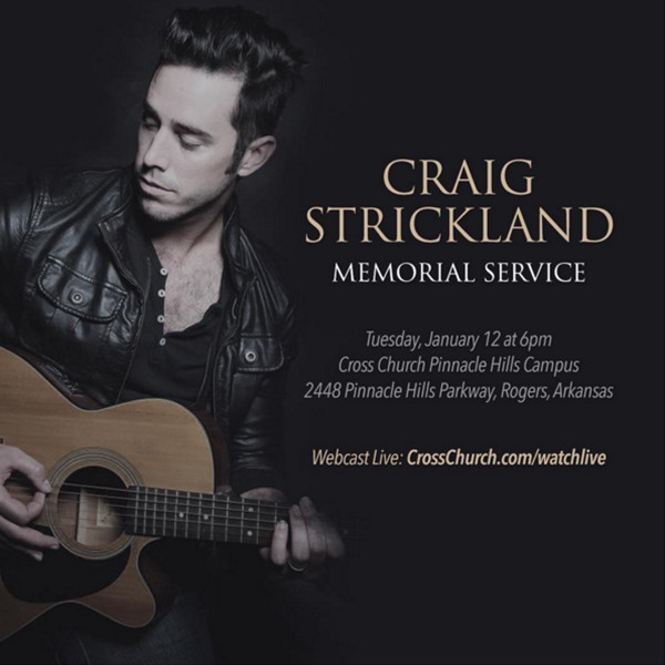 Craig Strickland, Memorial Service Photo Craig Strickland, Memorial Service Photo